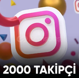 İnstagram 2000 Takipçi Garanti & Sorunsuz