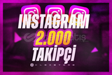 Instagram | 2000 Takipçi + Garantili