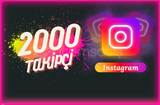 Instagram 2000 Takipçi | Garantili