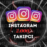 Instagram 2.000 Takipçi [GARANTILI]