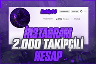 ???????? Instagram 2.000 Takipçi Paketi ✨????