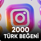 Instagram 2.000 Türk Beğeni ❤