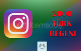 ⭐Instagram 2000 Türk Beğeni⭐