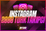 ⭐INSTAGRAM 2000 TÜRK TAKİPÇİ⭐