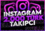 İNSTAGRAM 2000 TÜRK TAKİPÇİ