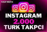 ⭐INSTAGRAM 2.000 TÜRK TAKİPÇİ⭐