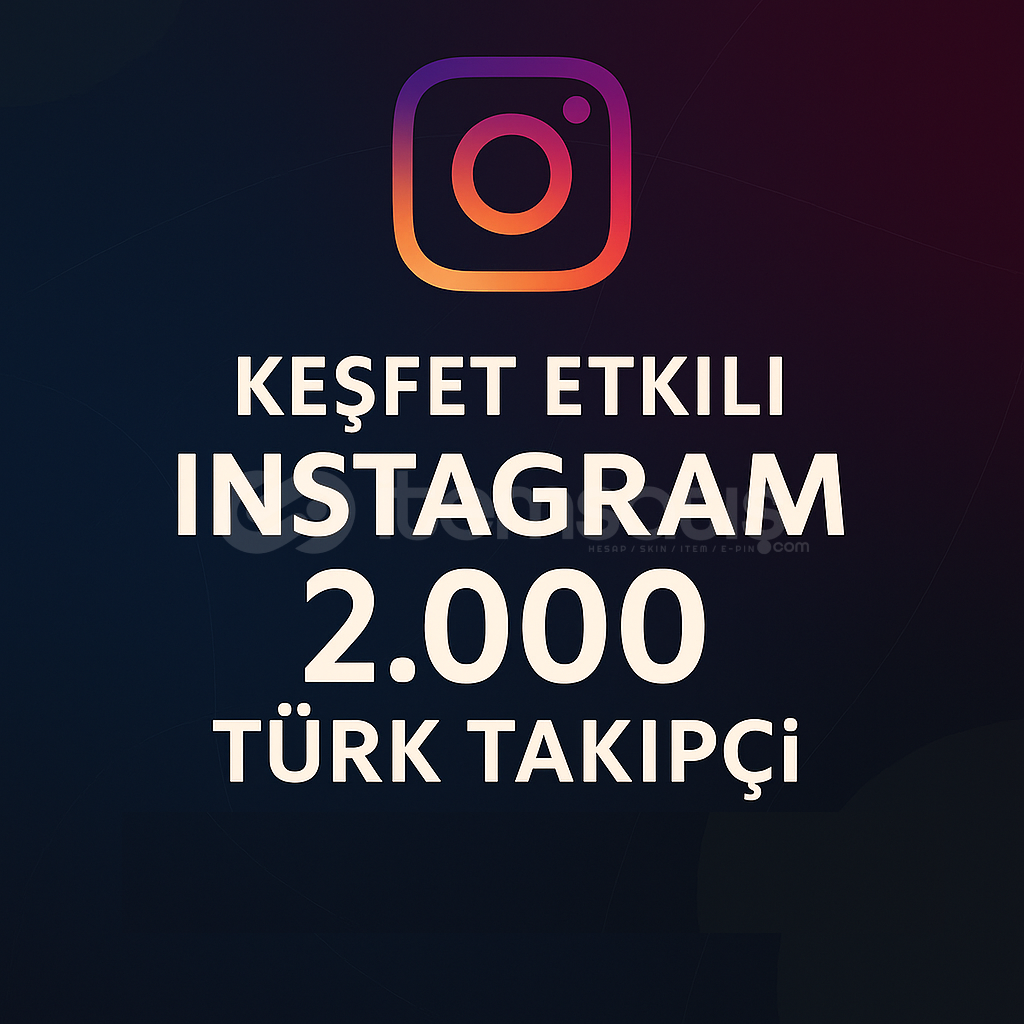 ⚡Instagram 2.000 Türk Takipçi HIZLI TESLİMAT ⚡Instagram 2.000 Türk Takipçi HIZLI TESLİMAT