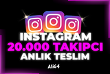 INSTAGRAM 20.000 GERÇEK TAKİPÇİ - GARANTİLİ