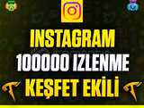 ⭐️☘️İnstagram 100.000 İzlenme❤️Sorunsuz❤️