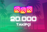 Instagram 20.000 Takipçi - Garantili