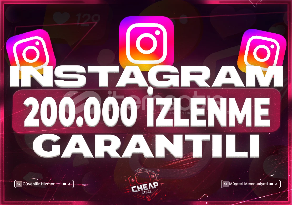 ⭐️İNSTAGRAM 200.000 İZLENME+GARANTİ✅⭐️ ⭐️İNSTAGRAM 200.000 İZLENME+GARANTİ✅⭐️