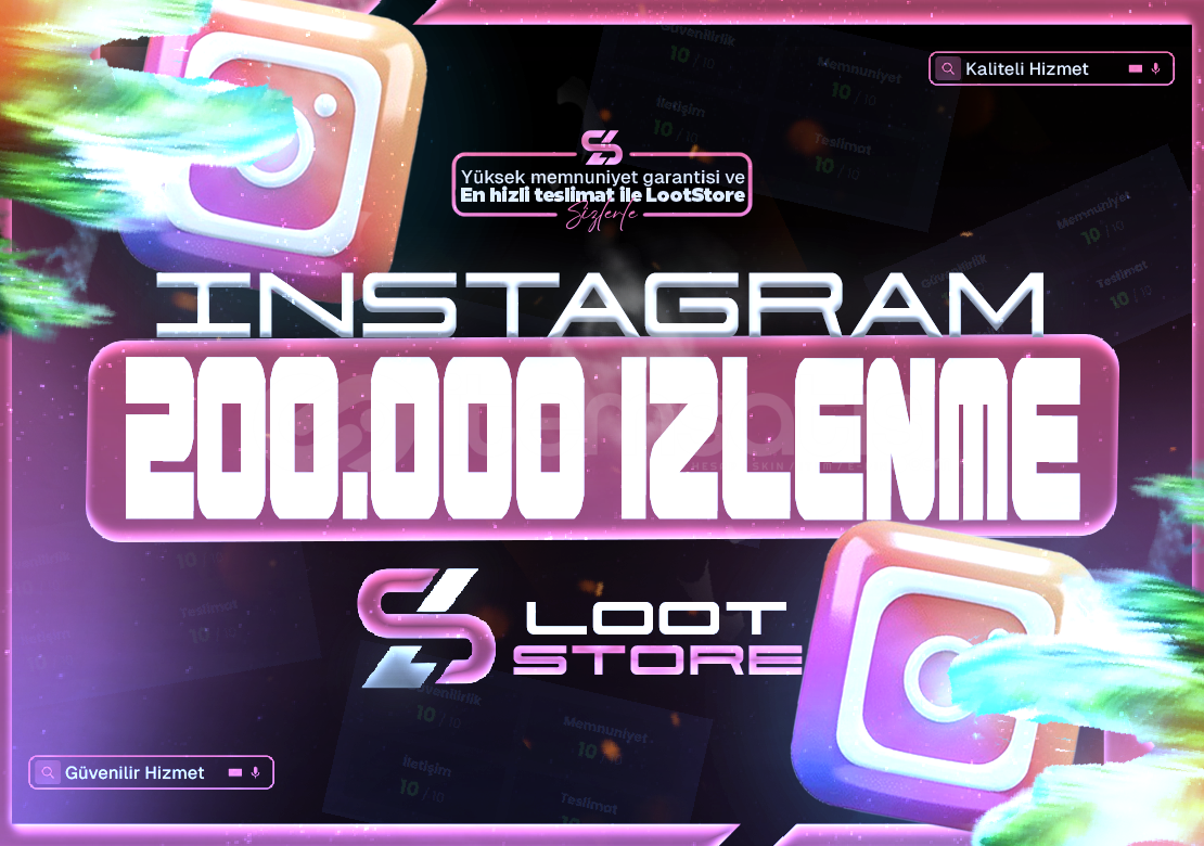 ⭐️İNSTAGRAM 200.000 İZLENME+GARANTİ✅⭐️ ⭐️İNSTAGRAM 200.000 İZLENME+GARANTİ✅⭐️