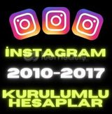 Instagram 2010 - 2017 Kurulumlu Random Hesap