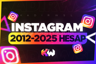 ✅İNSTAGRAM 2012-2025TARİHLİ HESAP✅
