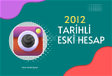Instagram 2012 Tarihli Eski Hesap