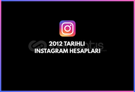 INSTAGRAM 2012 TARIHLI HESAPLAR