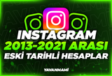 İnstagram 2013-2021 Arası Hesaplar 