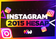 ✅İNSTAGRAM 2015 TARİHLİ HESAP✅