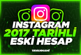 İnstagram 2017 Tarihli Eski Hesap