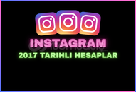INSTAGRAM 2017 TARIHLI HESAPLAR (OUTLOOK)