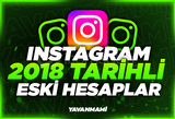 İnstagram 2018 Tarihli Eski Hesap 