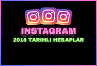 INSTAGRAM 2018 TARIHLI HESAPLAR (OUTLOOK)