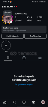 İnstagram 2020 kurulum 9000 takipçili hesap