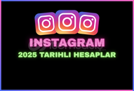 INSTAGRAM 2025 TARIHLI HESAPLAR (2 ADET)