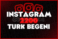 [Instagram] 2.200 Türk Beğeni