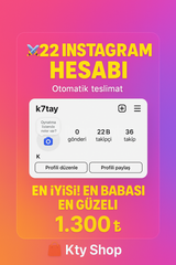 INSTAGRAM 22K TAKİPÇİLİ HESAP