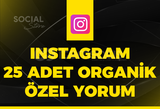 Instagram 25 Adet Gönderiye Özel Yorum