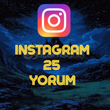 INSTAGRAM 25 TÜRK YORUM (GARANTİLO)