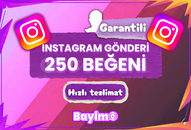 INSTAGRAM 250 BEĞENİ / GARANTİLİ