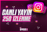 ⭐İnstagram 250 Canlı Yayın İzlenme + Beğeni ⭐