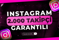 İNSTAGRAM 2000 GERÇEK KALİTELİ TAKİPÇİ
