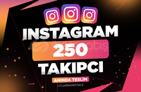 ⚡ÇALIŞIYOR⭐ 250 Gerçek Takipçi ⚡Instagram
