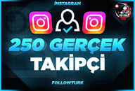 ⭐İNSTAGRAM 250 GERÇEK TAKİPÇİ + GARANTİ⭐