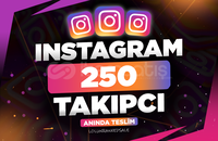 ⭐Instagram 250 Gerçek Takipçi / Garantili
