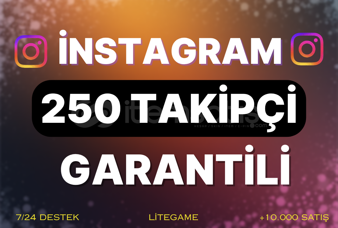 ⭐İNSTAGRAM 250 GERÇEK TAKİPÇİ + KEŞFETLİ⭐ ⭐İNSTAGRAM 250 GERÇEK TAKİPÇİ + KEŞFETLİ⭐