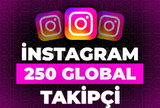 ⭐İnstagram 250 Global Takipçi + 30 Gün Garanti