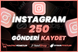 İNSTAGRAM 250 KAYDET+GARANTİ+HIZLI