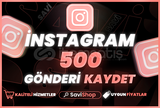 İNSTAGRAM 500 KAYDET+GARANTİ+HIZLI