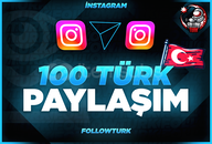 ⭐İnstagram 100 Paylaşım⭐