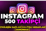 ✨Instagram 500 Takipçi✨