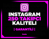 Instagram 250 Takipçi | Garantili