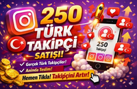 İnstagram [250] Takipçi [ Türk Hesabı ]