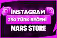İnstagram 250 Türk beğeni