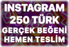 Instagram 250 Türk Beğeni - Keşfet Etkili