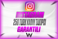 İnstagram 250 Türk Kadın Takipçi 