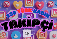❤️ İNSTAGRAM 250 TÜRK RESİMLİ KADIN TAKİPÇİ